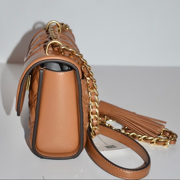 TORY BURCH KOBICHA LEATHER SMALL FLEMING CONVERTIBLE BAG - Picture 5 of 13